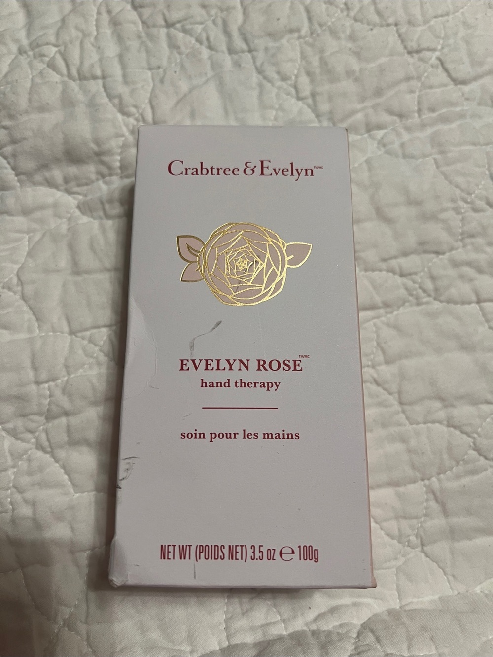 Crabtree & Evelyn Hand Therapy Evelyn Rose 3.5 oz